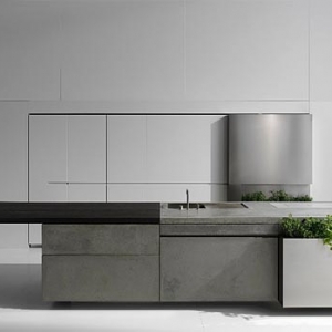Concrete kitchens by Steininger