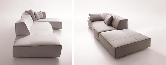 MY MAGICAL ATTIC: B & B ITALIA BEND SOFA DESIGN BY PATRICIA URQUIOLA