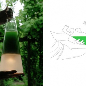 The latro lamp by Mike Thompson - energy from algae