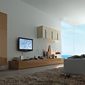 Wall units inspiration for your living room from Momentoitalia
