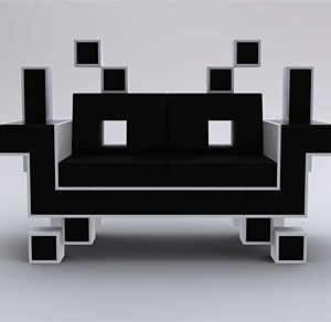 Space Invader Couch by Igor Chak