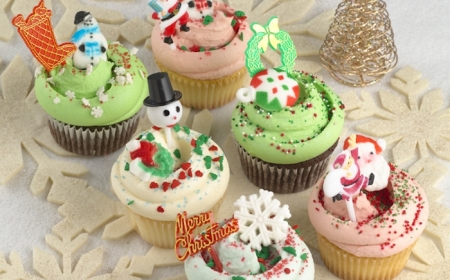 100+ Christmas cupcakes with recipes, tutorials and more! - archziner.com