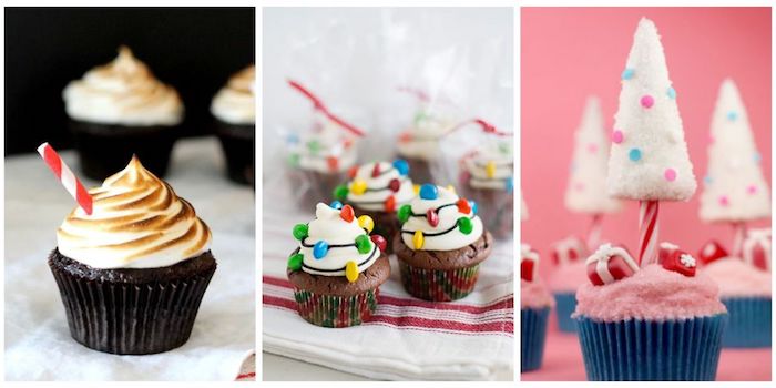 100+ Christmas cupcakes with recipes, tutorials and more!