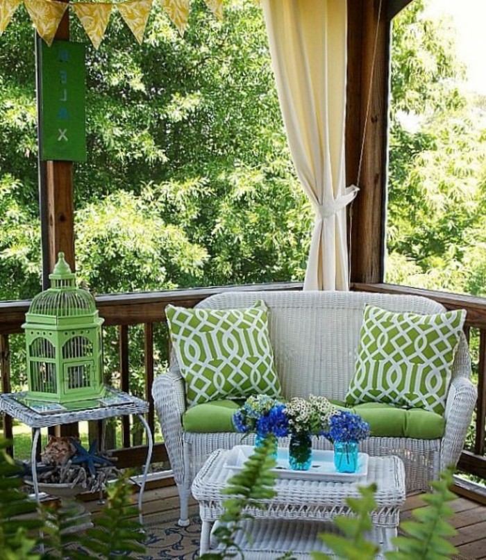 1001 + Ideas for Terrace Set Up and Front Porch Decorating 