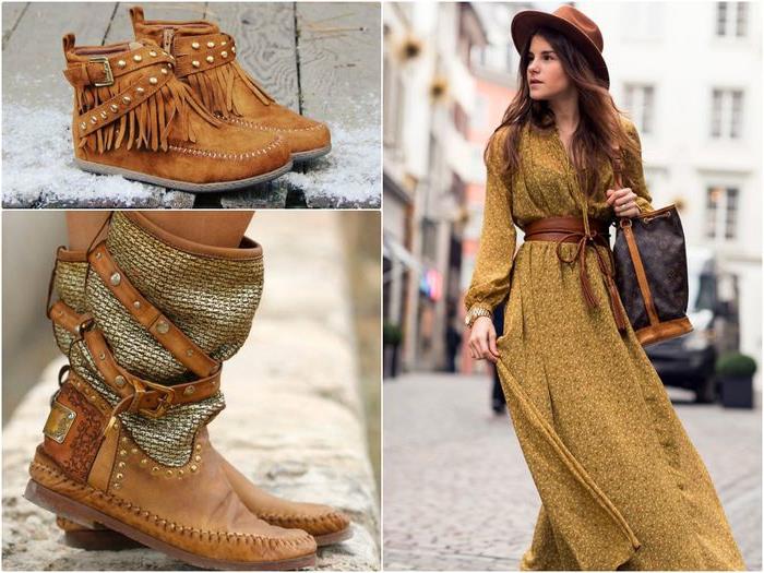 boho clothing and shoes