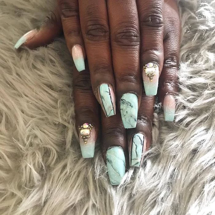 100 + Styles for Coffin Shaped Nails to Rock This Summer