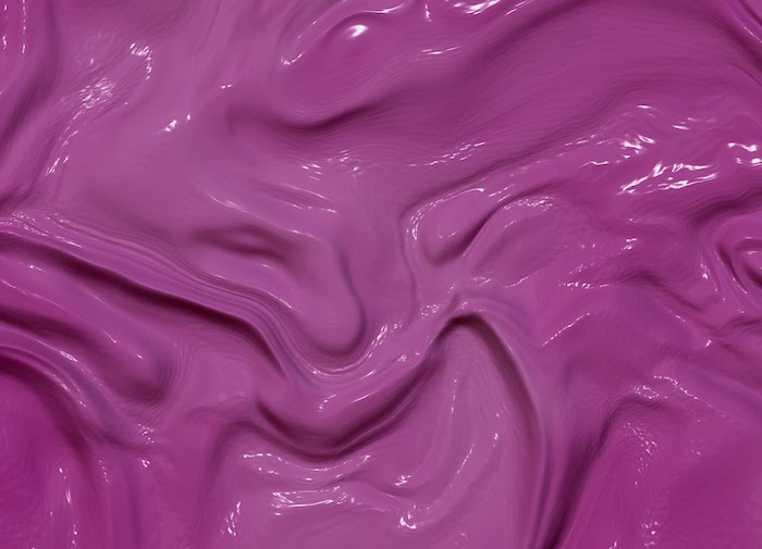 realistic digital drawing, of purple slime, seen in extreme close up, shiny and liquid-like, with creases and gloss