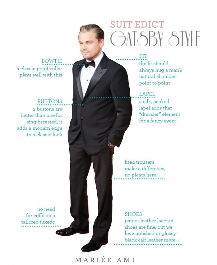 great gatsby party men's attire