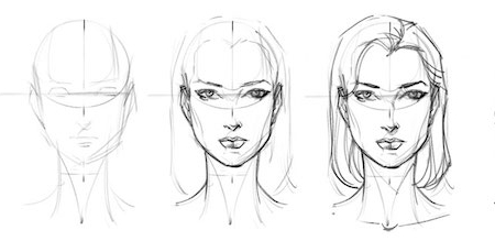 How to draw a girl – step-by-step tutorials and pictures