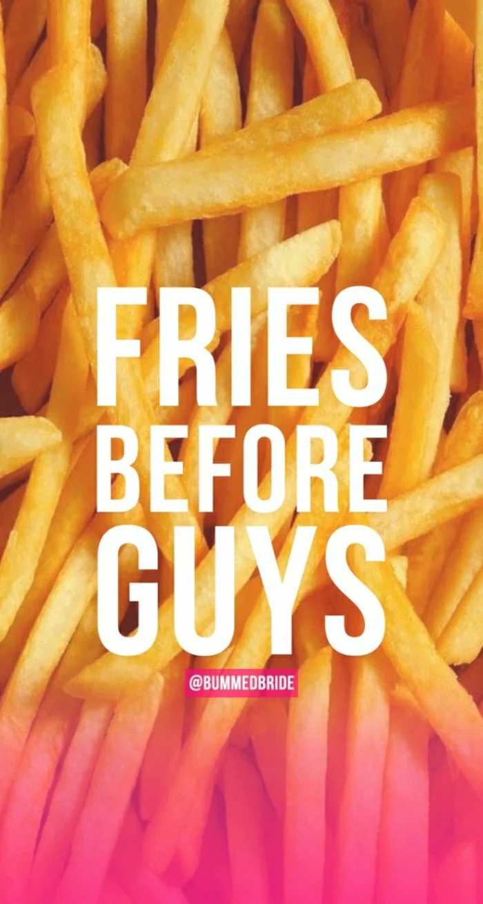 french fries, cute iphone backgrounds, fries before guys