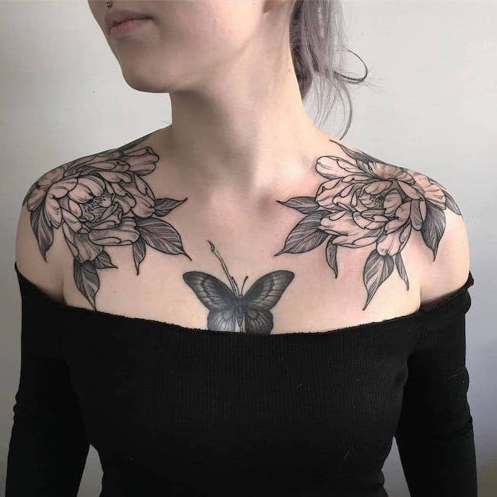 50 Striking Chest Tattoo Designs for Women  POPxo