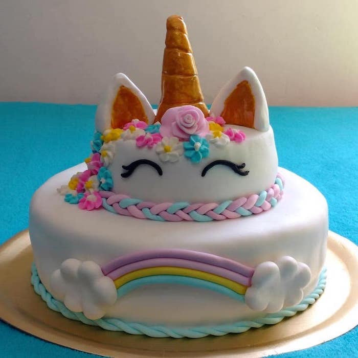 how to make a unicorn cake at home