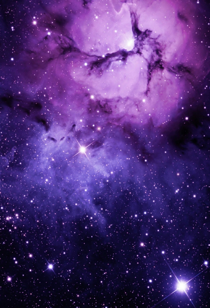purple and pink skies, lots of stars, iphone wallpaper