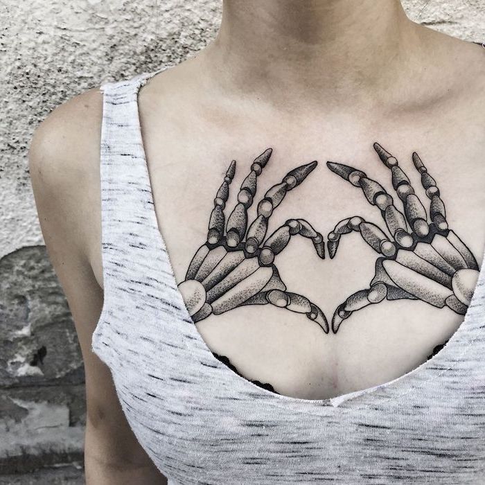 50 Best Chest Tattoos For Women in 2023