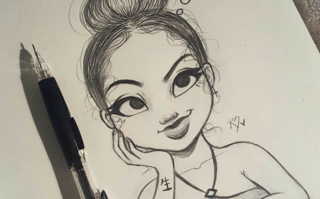 It's time for a girl drawing - see examples and explore your creativity!