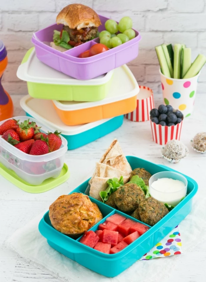 colourful lunch boxes, meal prep plan, what should i eat for lunch, different meals for each day