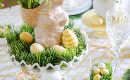 Beautiful Easter table decorations – photos + easy and simple DIYs