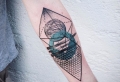 Geometric shapes on the skin – more than 60 ideas for a unique geometric tattoo