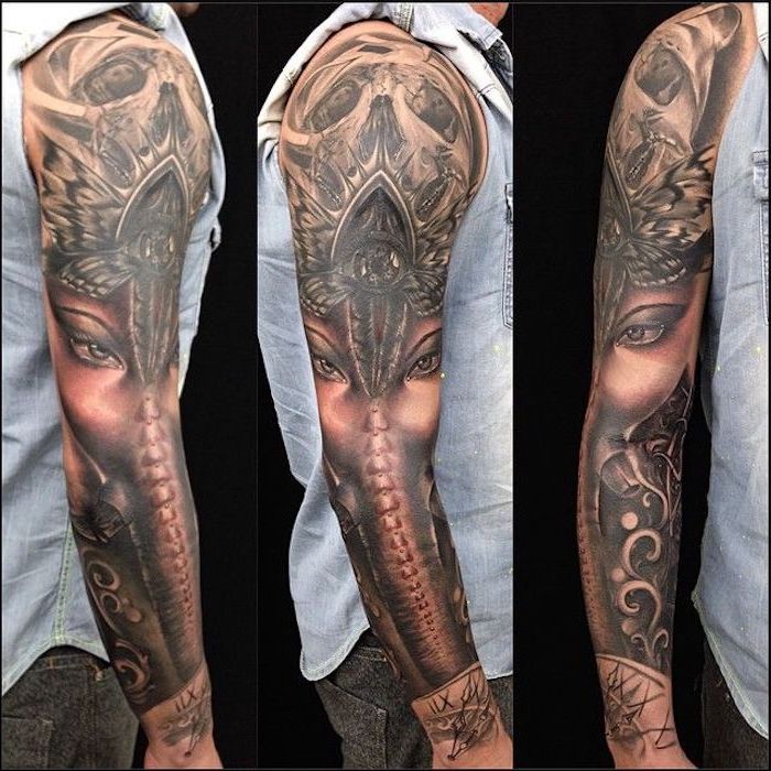 Full Sleeve Tattoo Designs  Tattoo Ideas For The Whole Sleeve