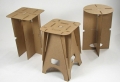 Cardboard furniture – 60 examples that you can make yourself
