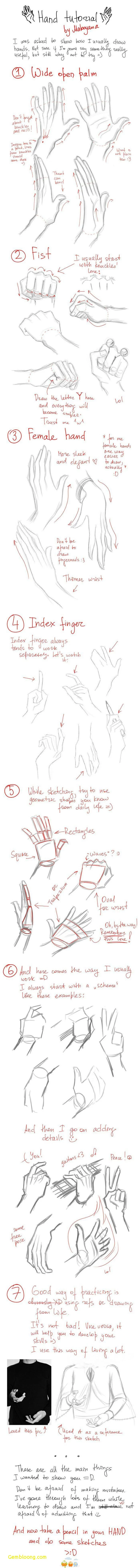 how to draw a hand, step by step, diy tutorials, easy drawings step by step, different shapes