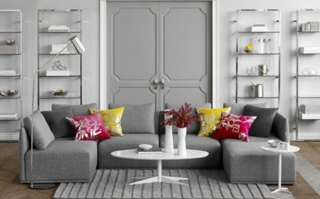 1001 Ideas For A Chic Gray And White Living Room