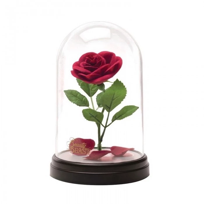 rose lamp, inspired by the beauty and the beast, housewarming gift ideas for couple