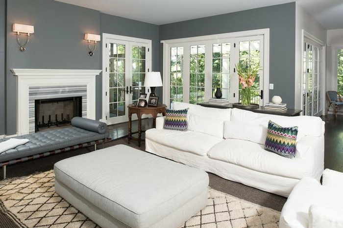 1001 + ideas for a chic gray and white living room