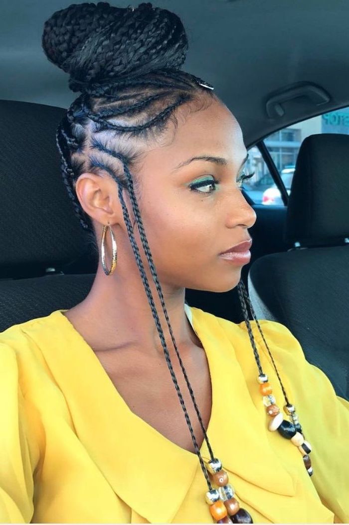 1001 Ideas For Beautiful Ghana Braids For Summer 19