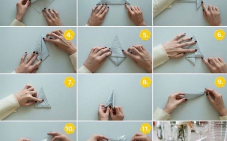 Over 70 napkin folding tutorials and ideas for an Insta-worthy table ...