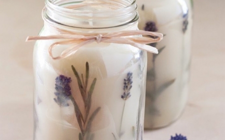 DIY candles: make something very special out of old candle scraps