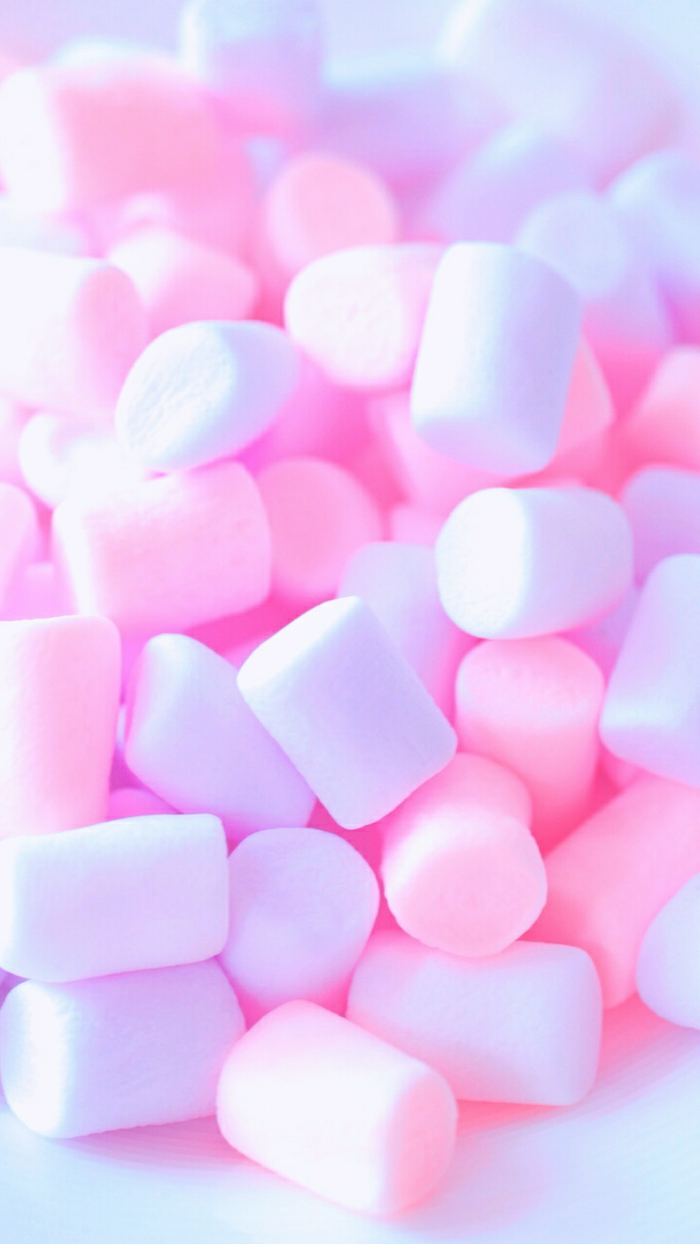 pink and purple marshmallows, cute iphone backgrounds