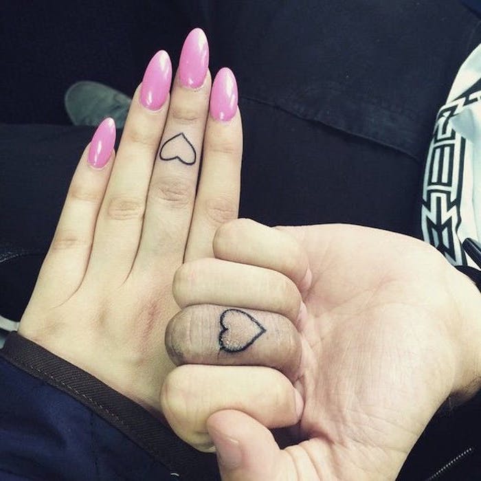 Cute matching couple tattoos to help you declare your love