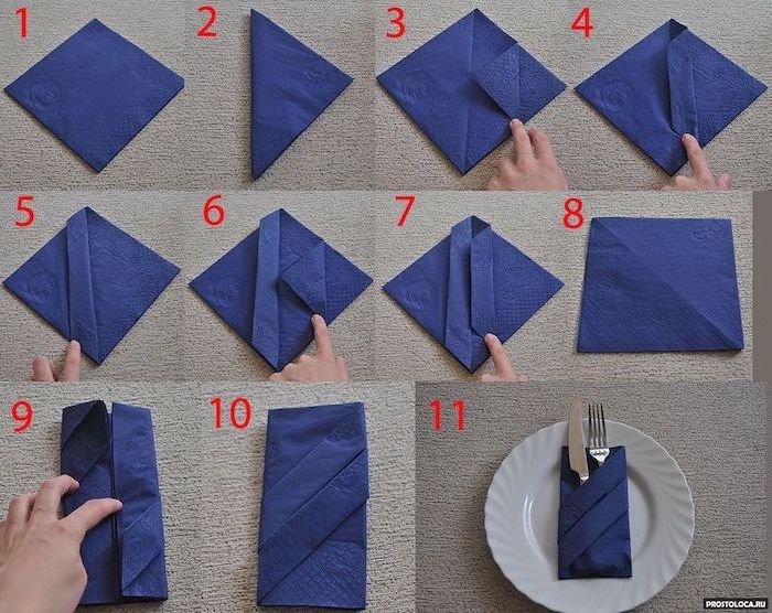 Over 70 napkin folding tutorials and ideas for an Instaworthy table setting