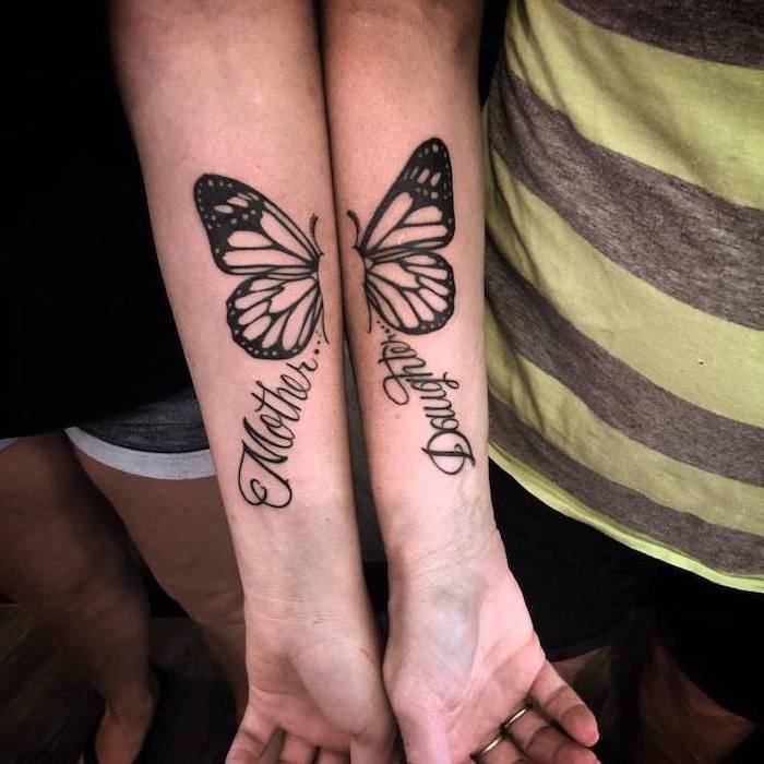 1001 + ideas for heartwarming mother daughter tattoos