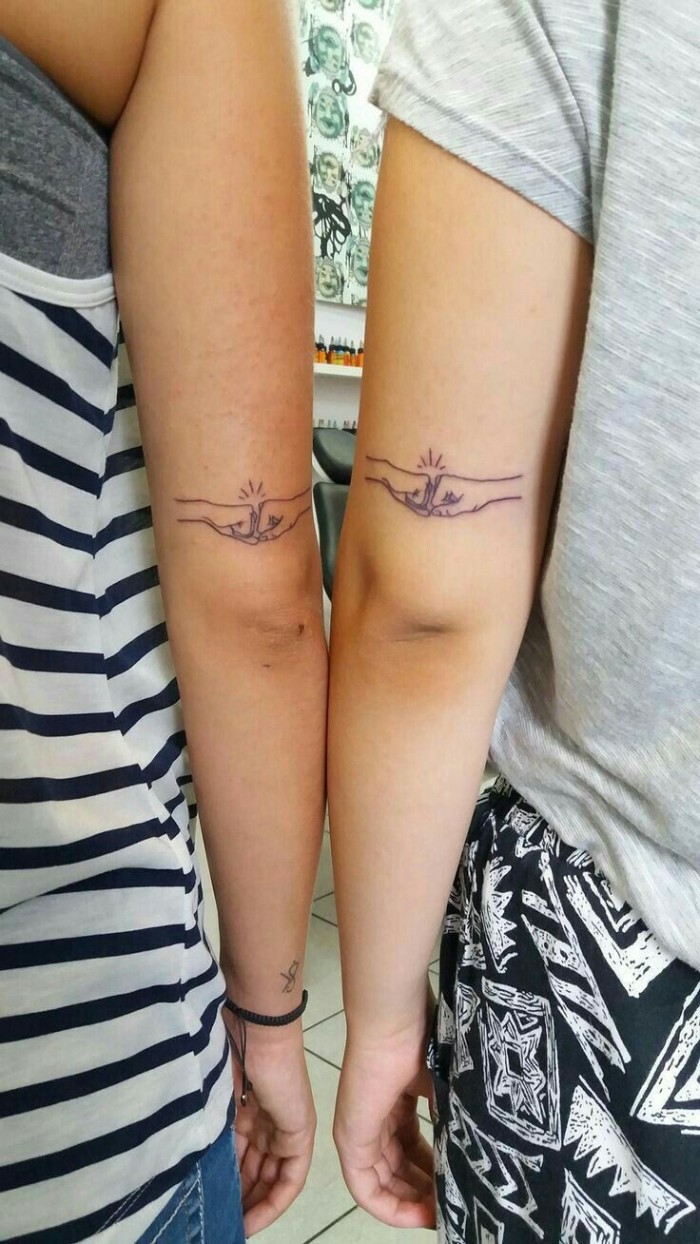 ▷ 1001 + ideas for best friend tattoos to celebrate your friendship with