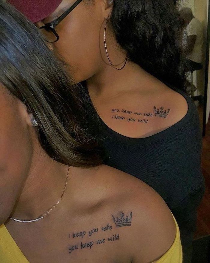 89 HeartWarming Sister Tattoos with Meanings  StayGlam