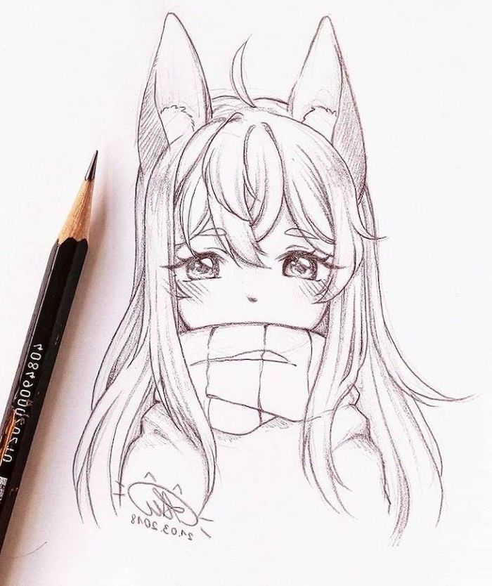 Artistic Tutorial Drawing Anime Characters Simple Anime Drawings Simple Anime  Drawings In Pencil Simple Anime Drawings For Beginners Simple Anime Eye  Drawings Easy Drawings Anime Wolfgif Simple foto compartilhado por Mal35 