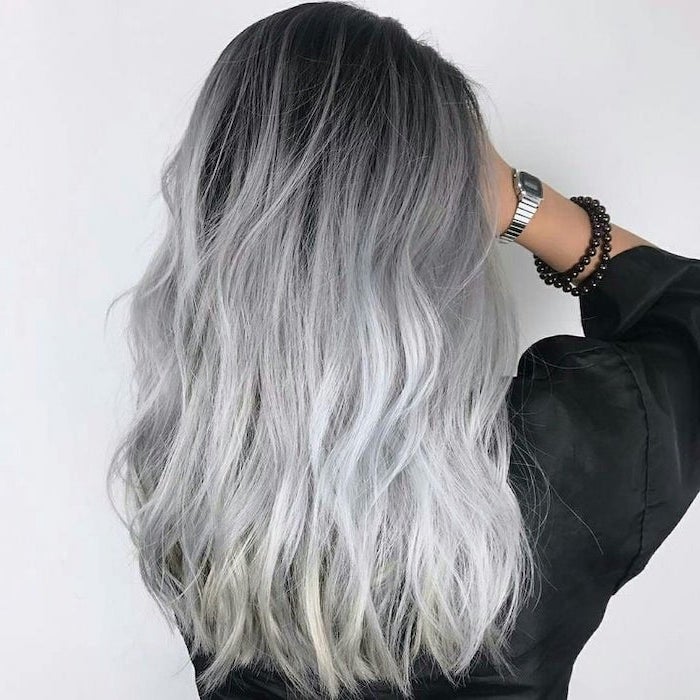 40 Glamorous Ash Blonde and Silver Ombre Hairstyles  Silver ombre hair Ombre  hair blonde Hair styles