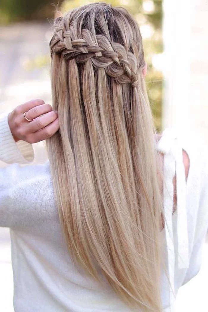5 Strand Waterfall Braid | Hairstyles For Girls - Princess Hairstyles