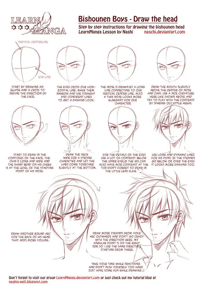 Easy anime drawing - How to draw anime step by step - Easy drawing for  beginners