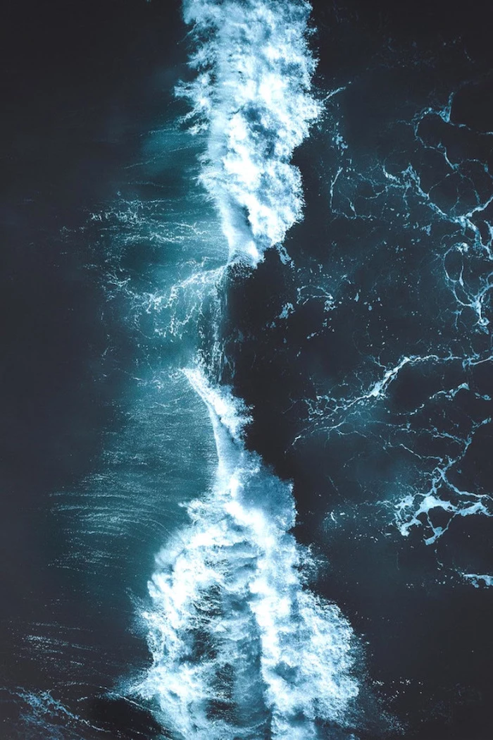 clashing waves, dark water, cute backgrounds