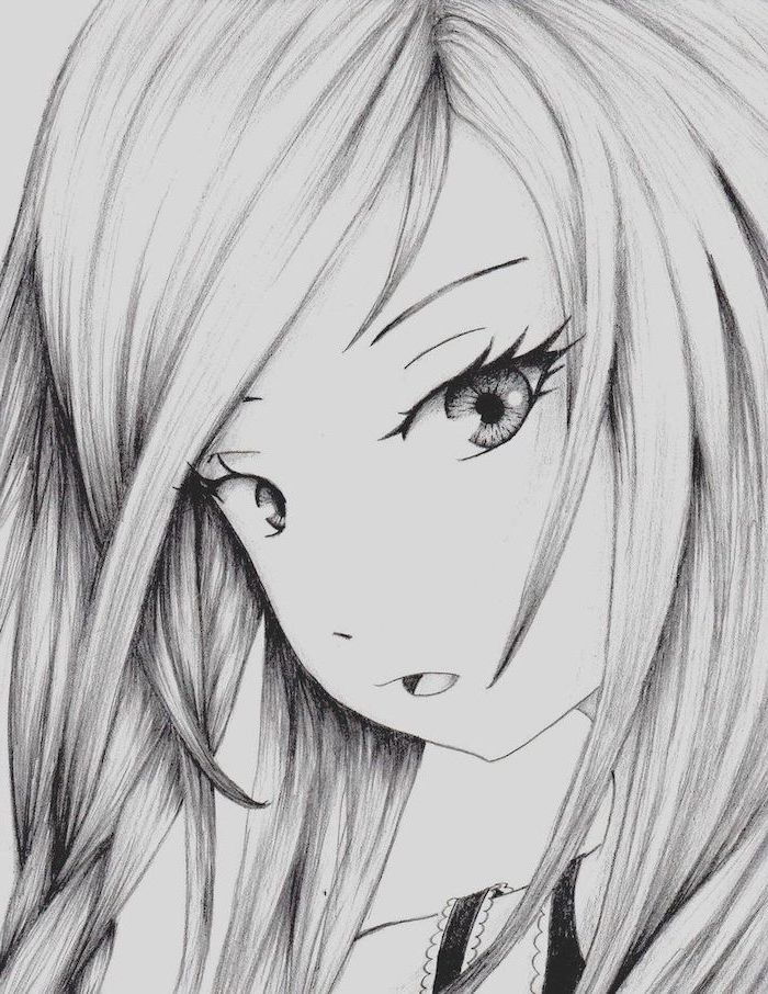 Anime drawings black and white HD wallpapers  Pxfuel