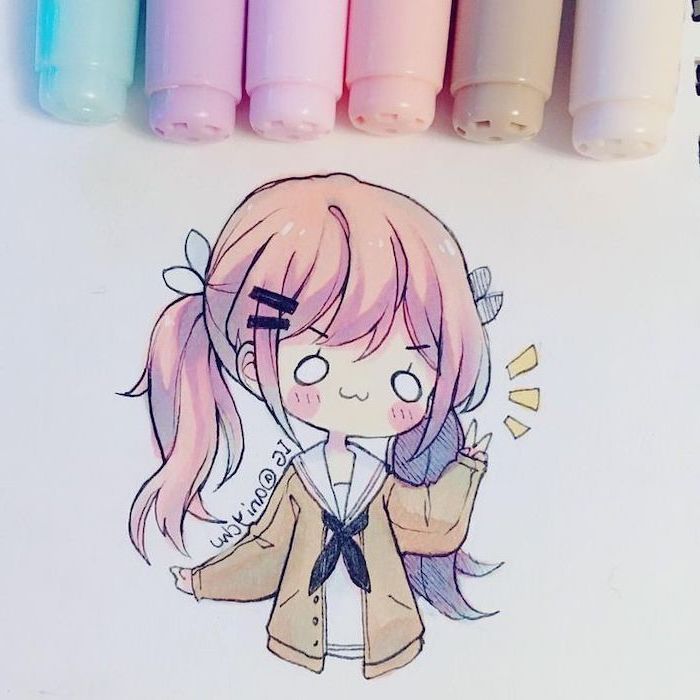 30 Easy Anime Girl Drawing Ideas : r/easyanimedrawings