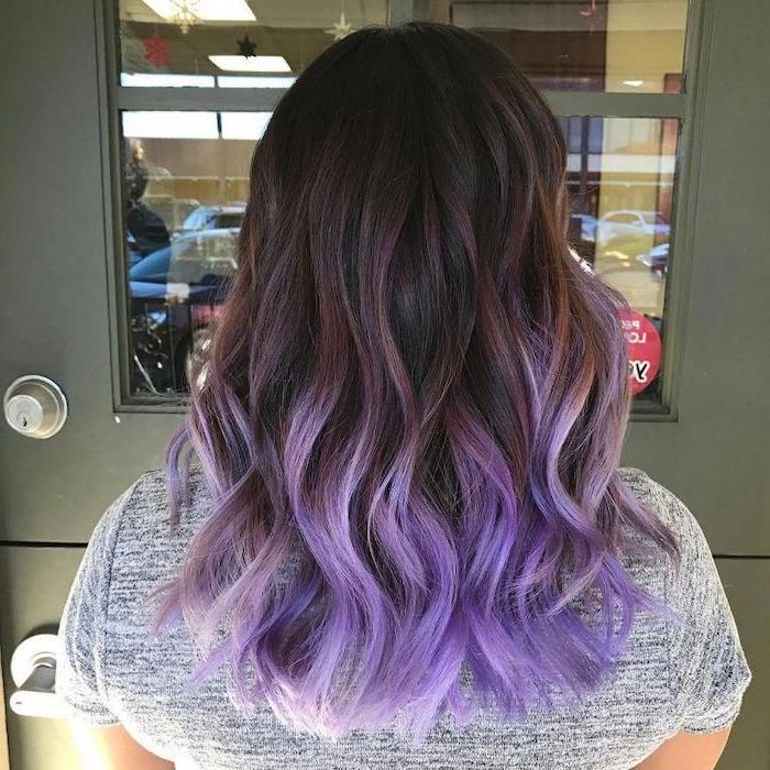 lavender ombre hair