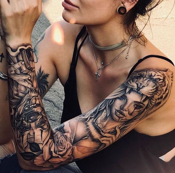 32 Sleeve Tattoos ideas for Women