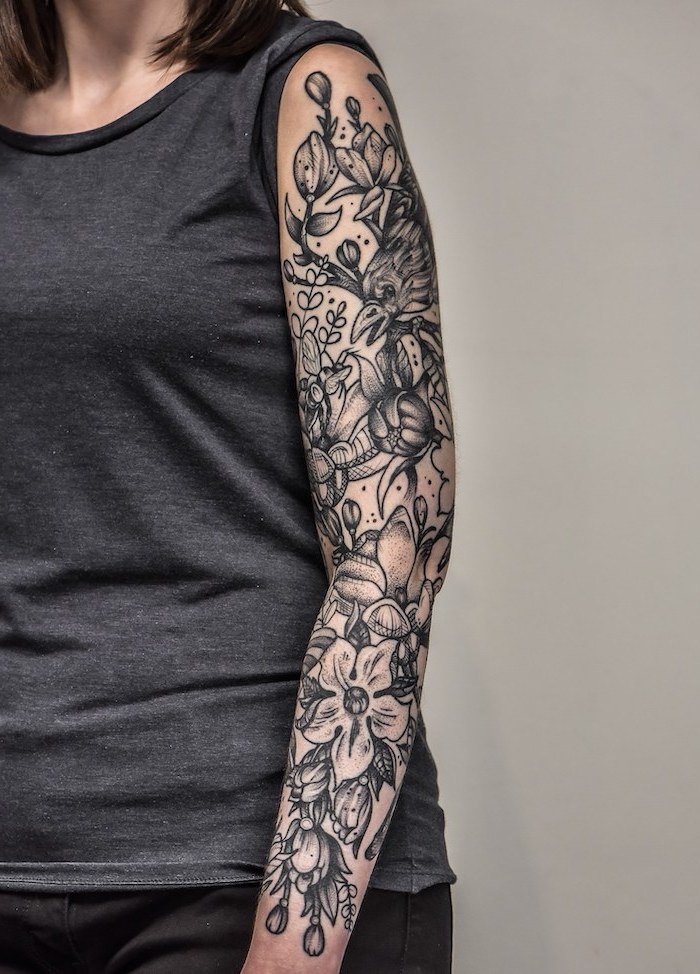 40 Beautiful Tattoo Sleeve Ideas for Women  Moms Got the Stuff