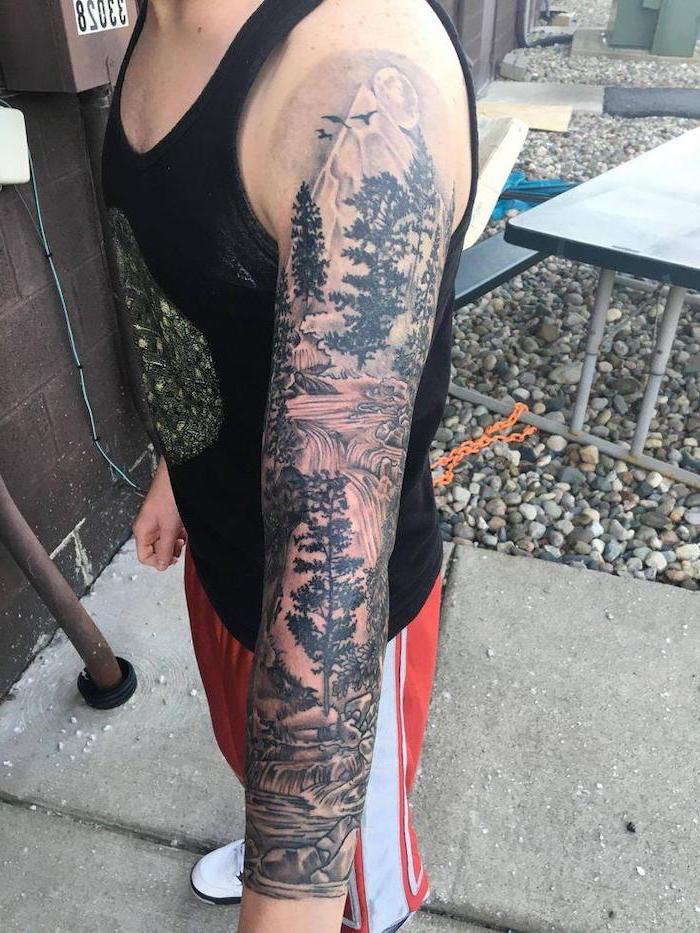 waterfall sleeve tattooTikTok Search