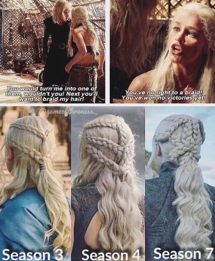 game of thrones meme, daenerys targaryen, khaleesi braids, african braids hairstyles pictures