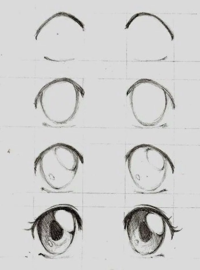 Easy anime drawing, How to draw anime step by step